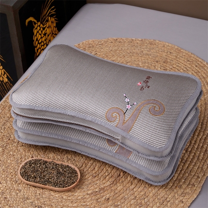 91家纺网 家纺一手货源 找家纺 （总）织布人 2025新款荞麦枕夏季凉感冰藤面包枕PE藤夏凉枕成人家用颈椎枕硬枕35*55cm