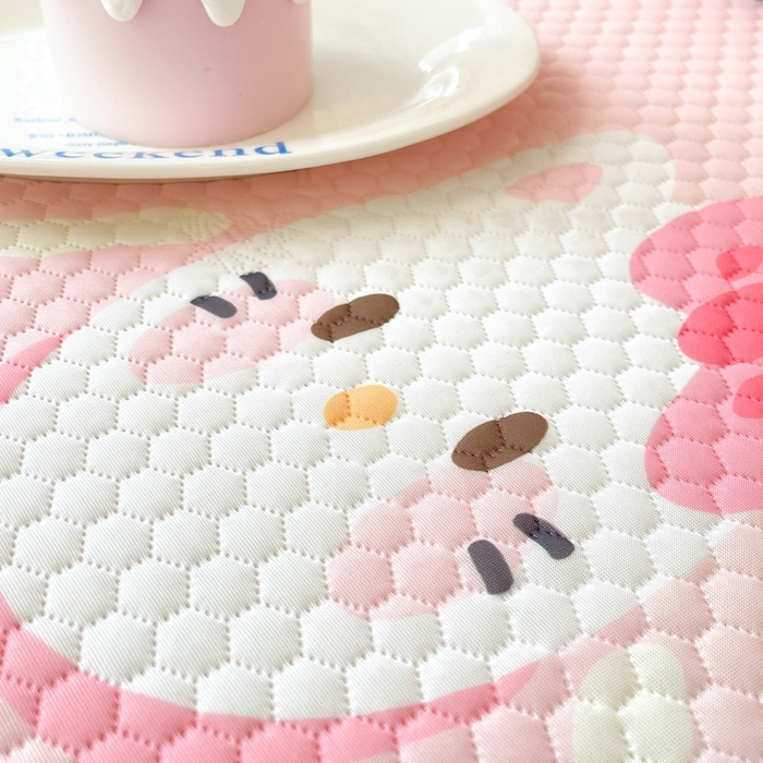 91家纺网 家纺一手货源 找家纺 川悦生活 2025新款大阪冰豆豆凉感凉席三件套 甜蜜蛋糕