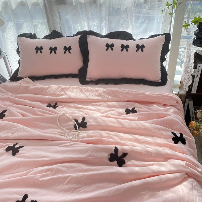 91家纺网 家纺一手货源 找家纺 （总）2025新款毛巾绣单夏被夏被四件套