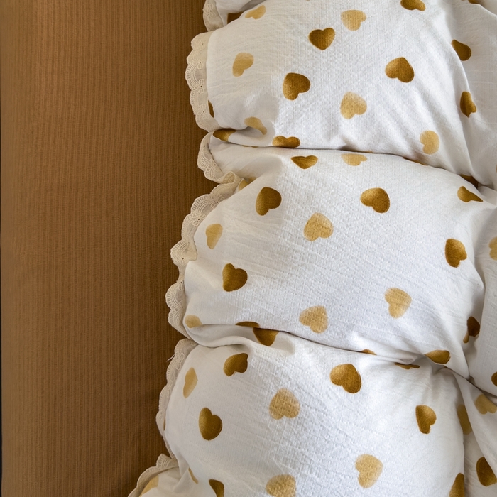 91家纺网 家纺一手货源 找家纺 可思家纺 2025新款法式皱皱纱四件套 心动