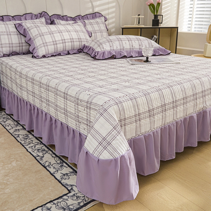 91家纺网 家纺一手货源 找家纺 铠畅家纺 2025新款有氧双层纱印花夹棉床盖四件套-终版 卢卡斯