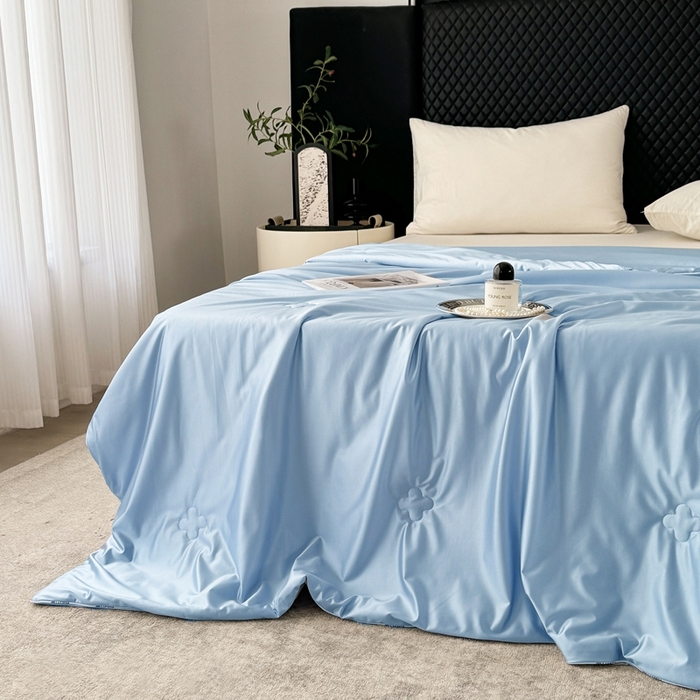 91家纺网 家纺一手货源 找家纺 茧羽世家 2025新款流光溢彩系列夏被夏被夏凉被空调被 流光溢彩 兰