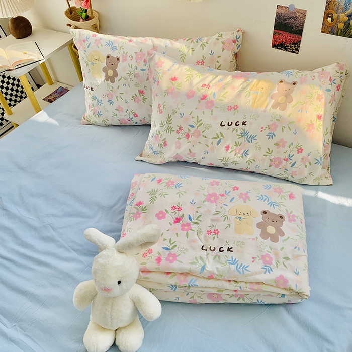 91家纺网 家纺一手货源 找家纺 2025新款1活性印染水洗棉大豆夏被 夏被-好伙伴