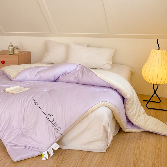 91家纺网 家纺一手货源 找家纺 （总）大彩家居 2025新款A类针织四季被-场景二