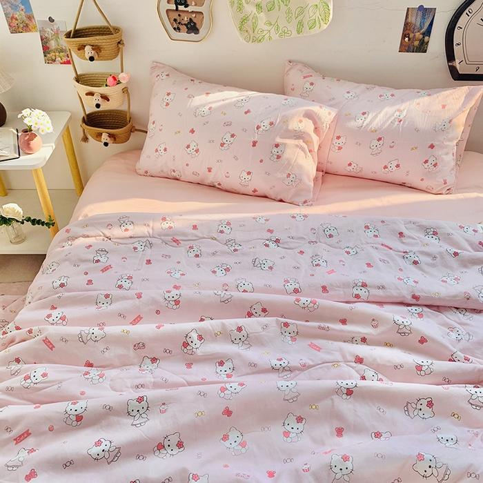 91家纺网 家纺一手货源 找家纺 2025新款1活性印染水洗棉大豆夏被 夏被-可爱dog