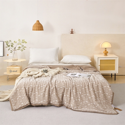 91家纺网 家纺一手货源 找家纺 （总）瑞米家居 2025新款全棉色织提花夏被