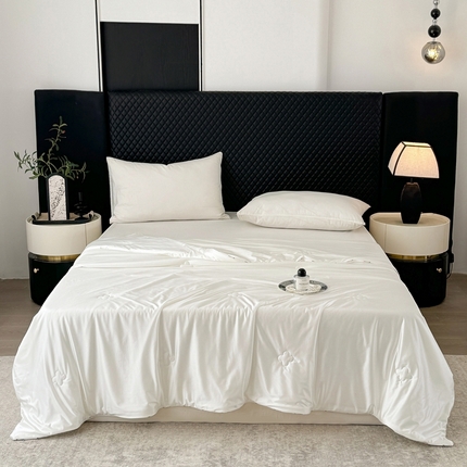 91家纺网 家纺一手货源 找家纺 茧羽世家 2025新款流光溢彩系列夏被夏被夏凉被空调被 流光溢彩 白