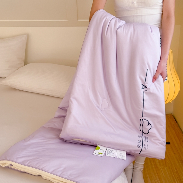 91家纺网 家纺一手货源 找家纺 （总）大彩家居 2025新款A类针织四季被-场景二