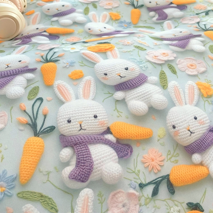 91家纺网 家纺一手货源 找家纺 （总）恋之语 2025新款数码印花四件套卡通款