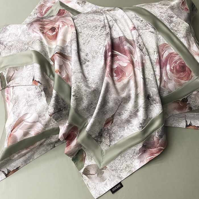 91家纺网 家纺一手货源 找家纺 （总） 2025夏季A类母婴级天丝棉印花四件套纯棉全棉高端数码印花丝滑裸睡长绒棉被套真丝