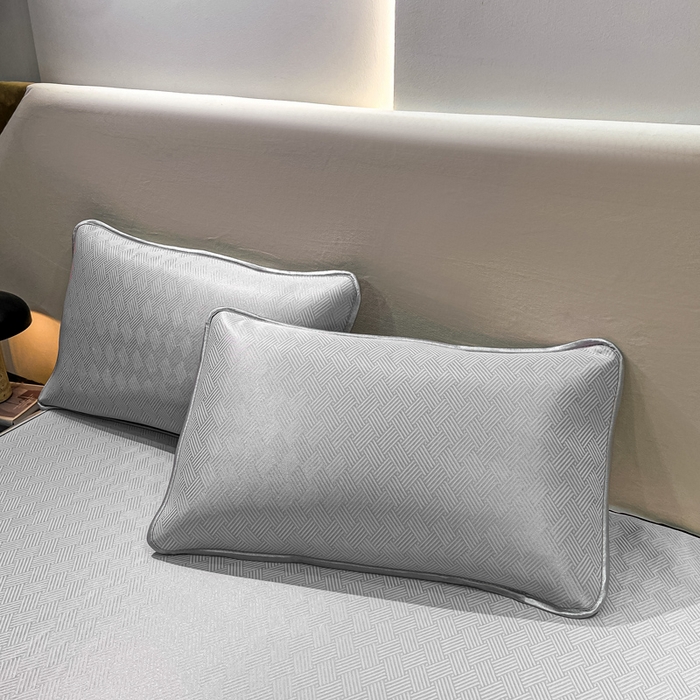 91家纺网 家纺一手货源 找家纺 给笠 2025新款碳光复合三明治 冰丝凉席 饼干-凉席银灰