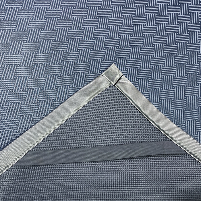 91家纺网 家纺一手货源 找家纺 给笠 2025新款碳光复合三明治 冰丝凉席 饼干-凉席蓝色