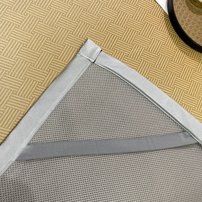 91家纺网 家纺一手货源 找家纺 给笠 2025新款碳光复合三明治 冰丝凉席 饼干-凉席驼色