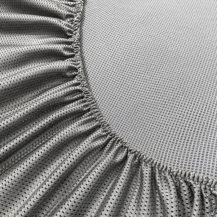 91家纺网 家纺一手货源 找家纺 给笠 2025新款碳光复合三明治冰丝 床笠 饼干-冰丝床笠蓝色