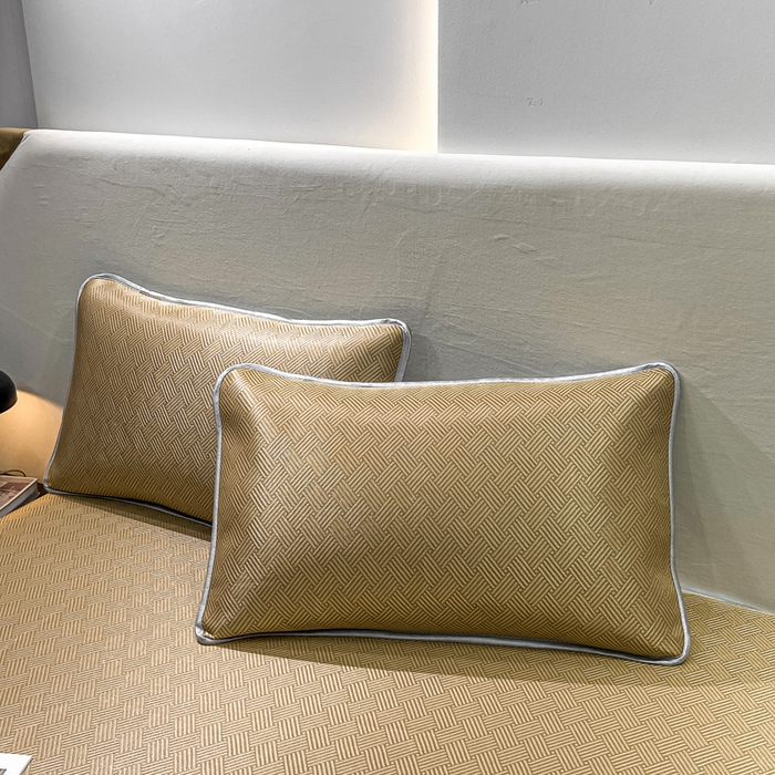 91家纺网 家纺一手货源 找家纺 给笠 2025新款碳光复合三明治冰丝 床笠 饼干-冰丝床笠驼色