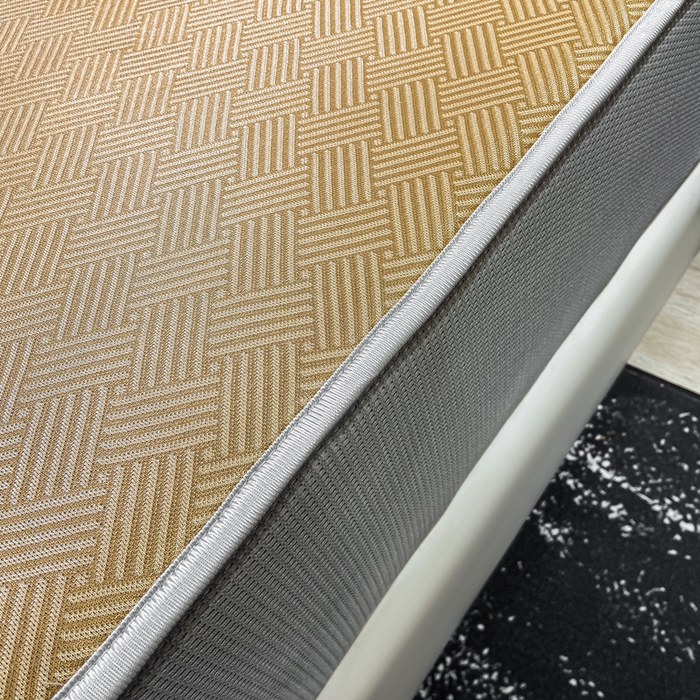 91家纺网 家纺一手货源 找家纺 给笠 2025新款碳光复合三明治冰丝 床笠 饼干-冰丝床笠驼色