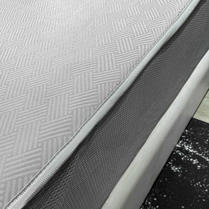 91家纺网 家纺一手货源 找家纺 给笠 2025新款碳光复合三明治冰丝 床笠 饼干-冰丝床笠银灰