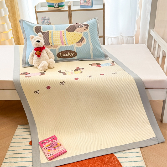 91家纺网 家纺一手货源 找家纺 （总）慕尚家纺 2025新款凉感大版冰丝席学生季款三件套