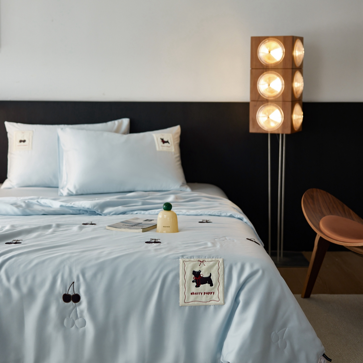 91家纺网 家纺一手货源 找家纺 （总）初拾 2025新款60支奥地利进口兰精天丝夏被夏凉被空调被—樱桃奇奇