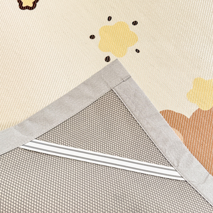 91家纺网 家纺一手货源 找家纺 慕尚家纺 2025新款凉感大版冰丝席学生季款三件套 小熊泡