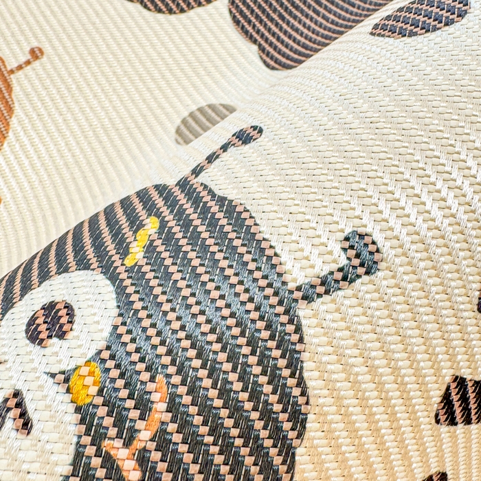 91家纺网 家纺一手货源 找家纺 慕尚家纺 2025新款凉感大版冰丝席学生季款三件套 幸运大眼萌