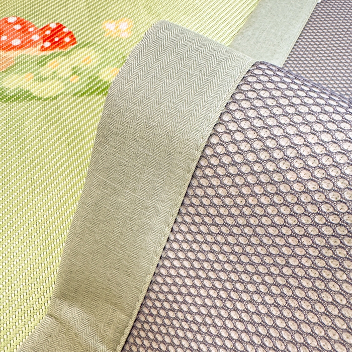 91家纺网 家纺一手货源 找家纺 慕尚家纺 2025新款凉感大版冰丝席学生季款三件套 油墨画狗狗