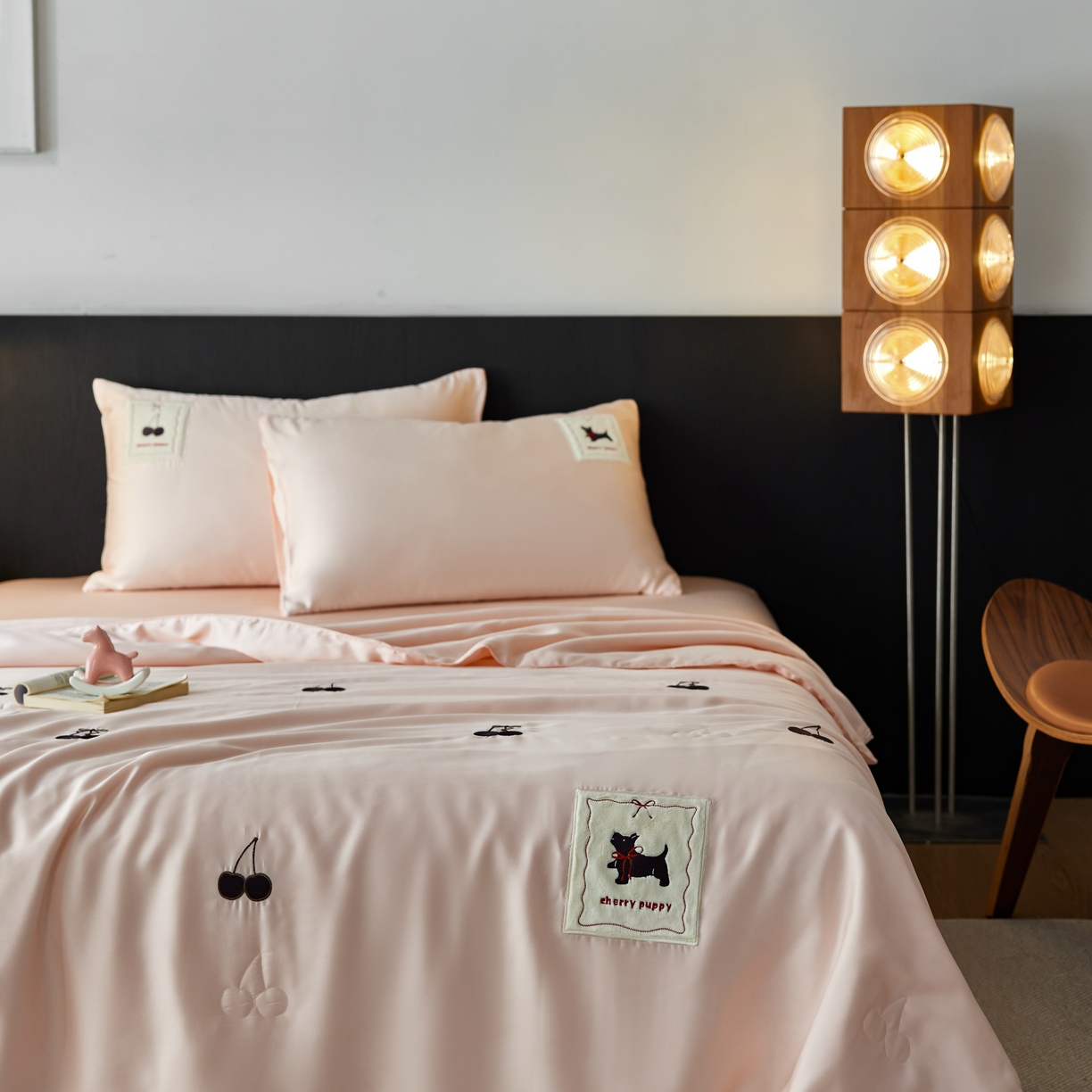 91家纺网 家纺一手货源 找家纺 初拾 2025新款60支奥地利进口兰精天丝夏被夏凉被空调被—樱桃奇奇 少女粉