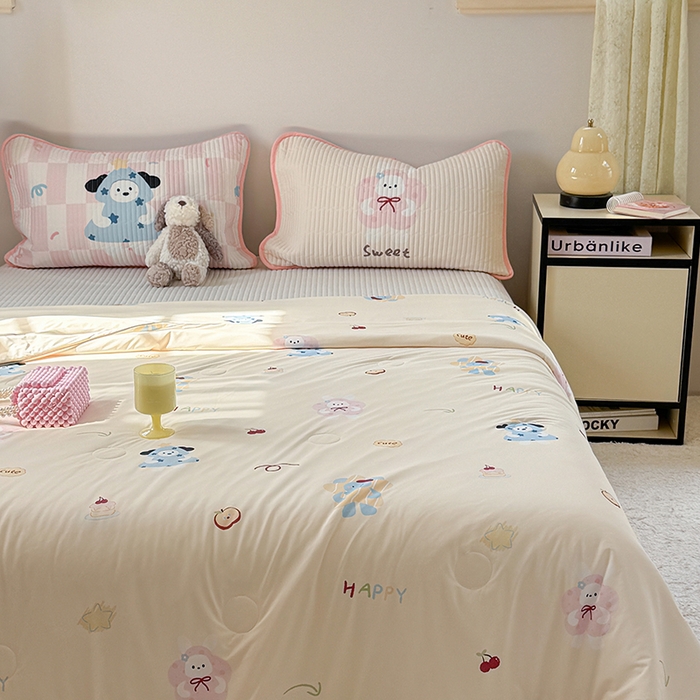 91家纺网 家纺一手货源 找家纺 （总）柚子YOUTH 2025新款锦氨超柔果冻被