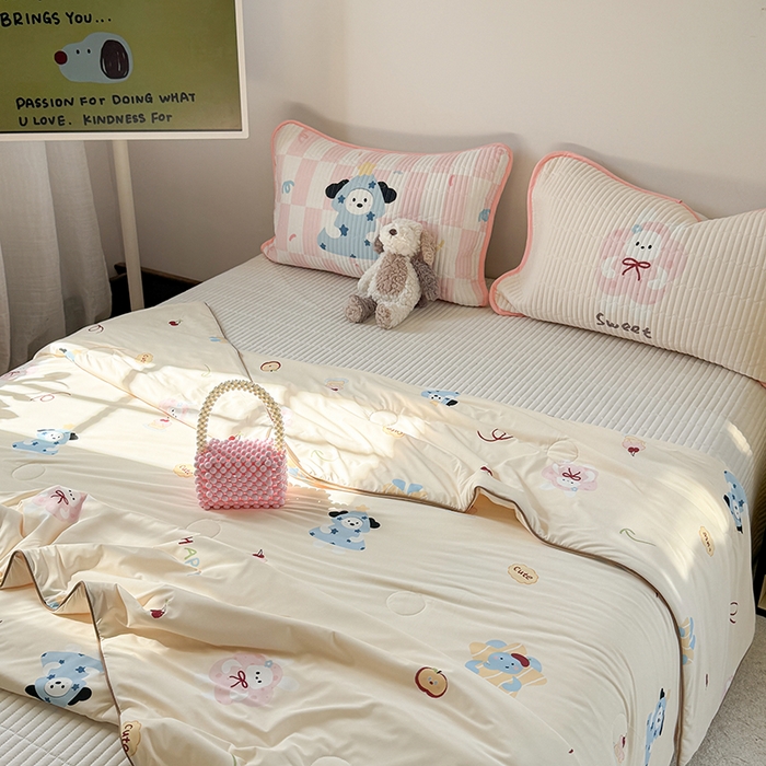 91家纺网 家纺一手货源 找家纺 （总）柚子YOUTH 2025新款锦氨超柔果冻被