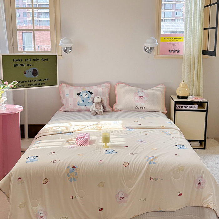 91家纺网 家纺一手货源 找家纺 （总）柚子YOUTH 2025新款锦氨超柔果冻被