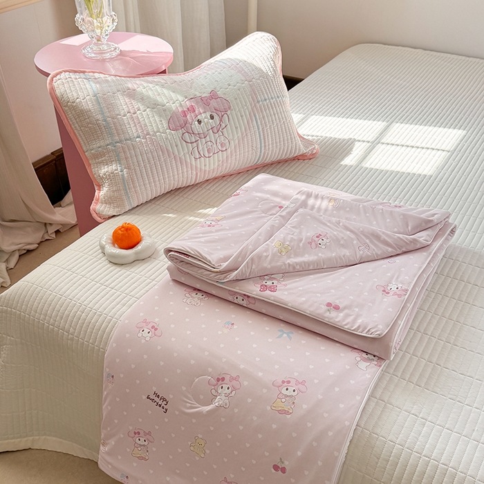 91家纺网 家纺一手货源 找家纺 柚子YOUTH 2025新款锦氨超柔果冻被 草莓蒂夏被