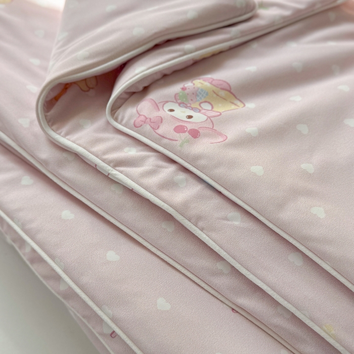 91家纺网 家纺一手货源 找家纺 柚子YOUTH 2025新款锦氨超柔果冻被 草莓蒂夏被