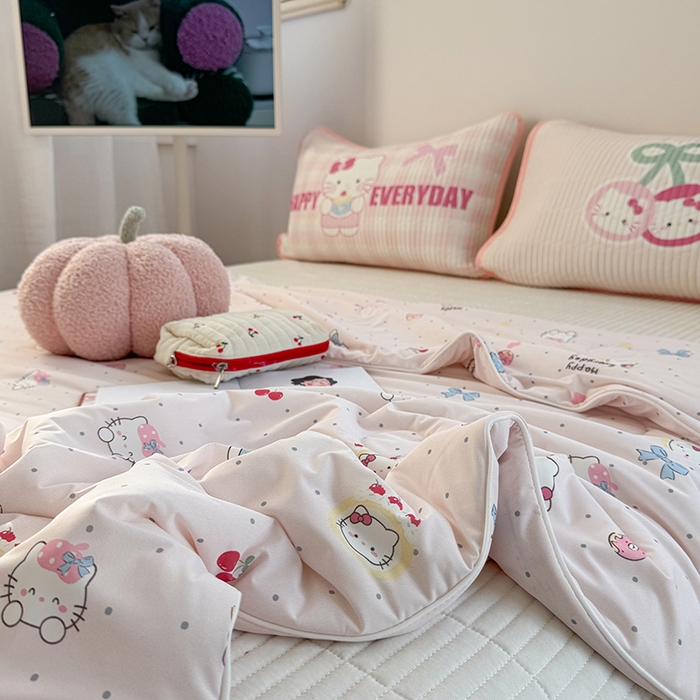 柚子YOUTH 2025新款锦氨超柔果冻被 蛋糕猫夏被