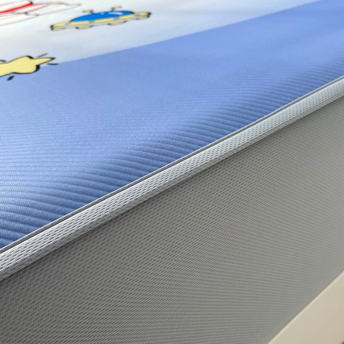 91家纺网 家纺一手货源 找家纺 蘭菲家纺 2025新款冰丝奥特曼凉席套件 抱团