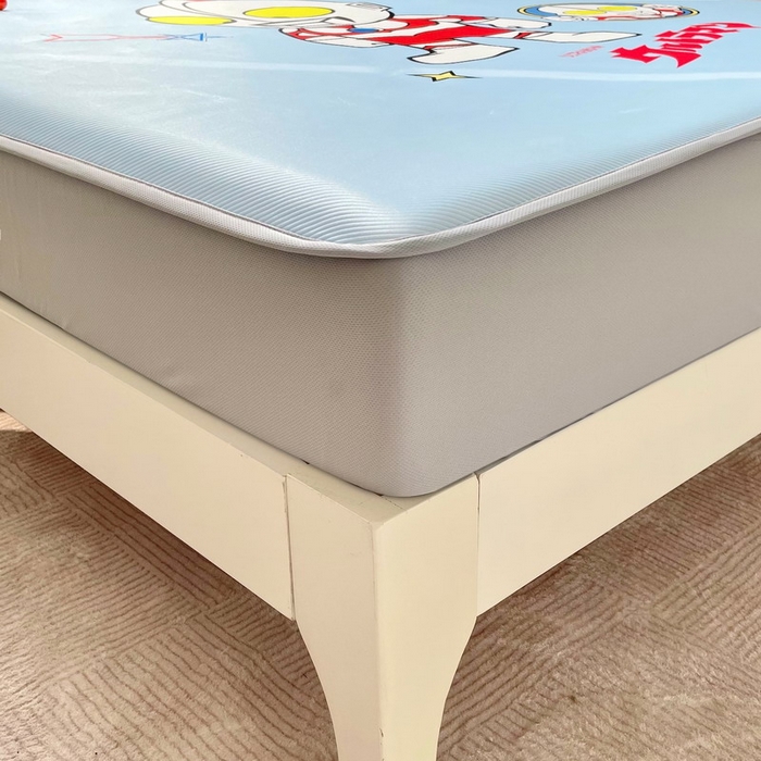 91家纺网 家纺一手货源 找家纺 蘭菲家纺 2025新款冰丝奥特曼凉席套件 成功