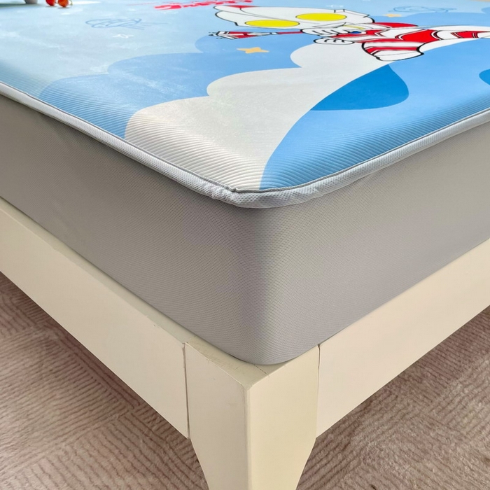 91家纺网 家纺一手货源 找家纺 蘭菲家纺 2025新款冰丝奥特曼凉席套件 独行者