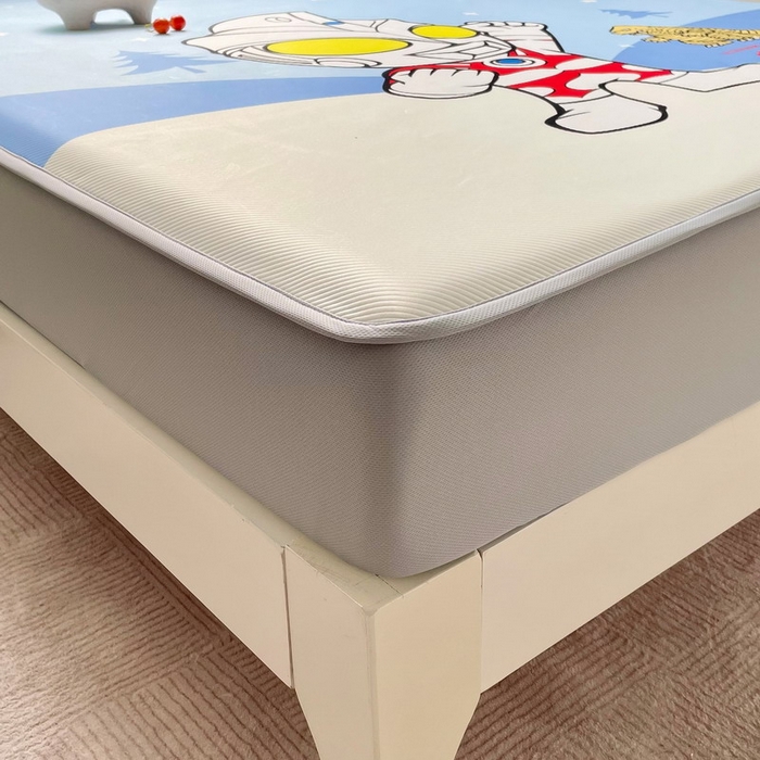 91家纺网 家纺一手货源 找家纺 蘭菲家纺 2025新款冰丝奥特曼凉席套件 归来