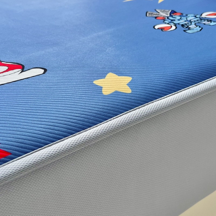 91家纺网 家纺一手货源 找家纺 蘭菲家纺 2025新款冰丝奥特曼凉席套件 小虎队