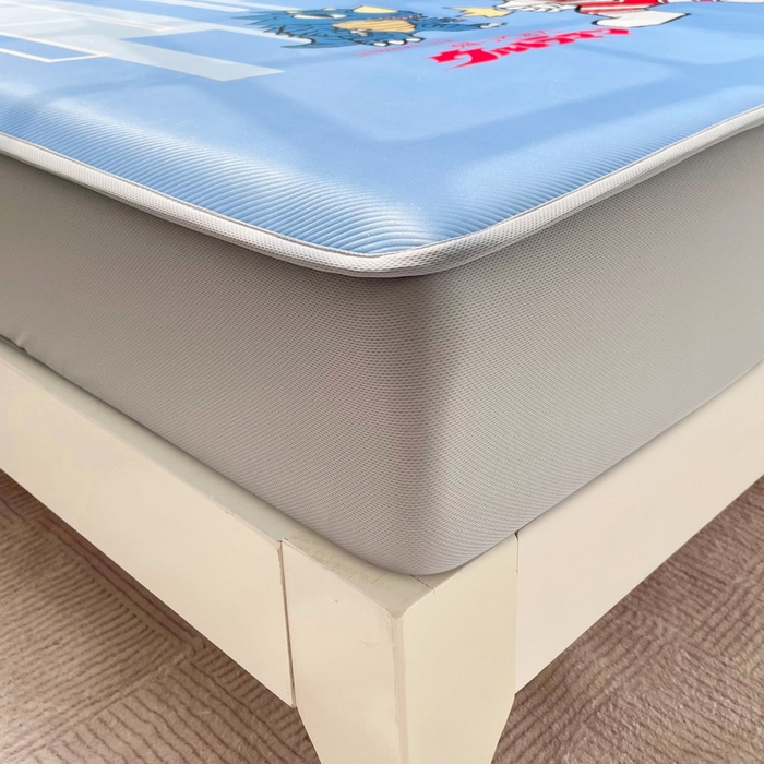 91家纺网 家纺一手货源 找家纺 蘭菲家纺 2025新款冰丝奥特曼凉席套件 勇士