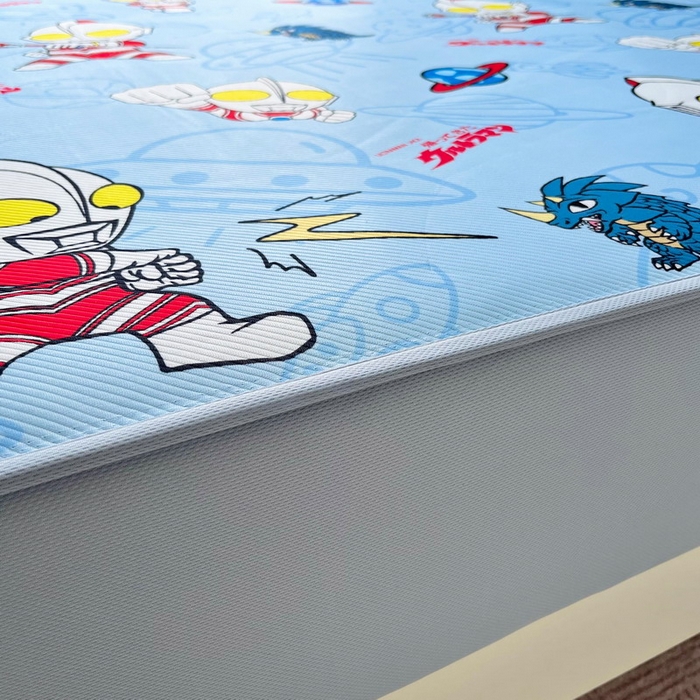 91家纺网 家纺一手货源 找家纺 蘭菲家纺 2025新款冰丝奥特曼凉席套件 宇宙飞人