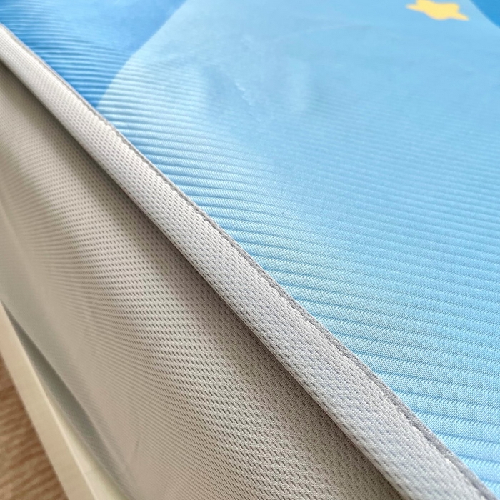 91家纺网 家纺一手货源 找家纺 蘭菲家纺 2025新款冰丝奥特曼凉席套件 正义之侠