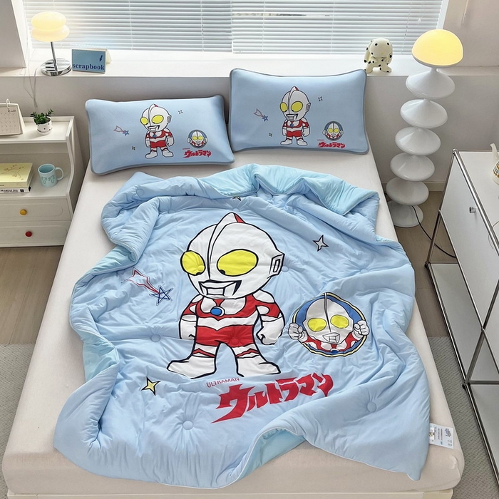 蘭菲家纺 2025新款凉感丝奥特曼印花夏被 成功