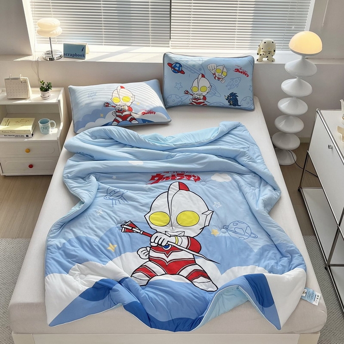 蘭菲家纺 2025新款凉感丝奥特曼印花夏被 独行者