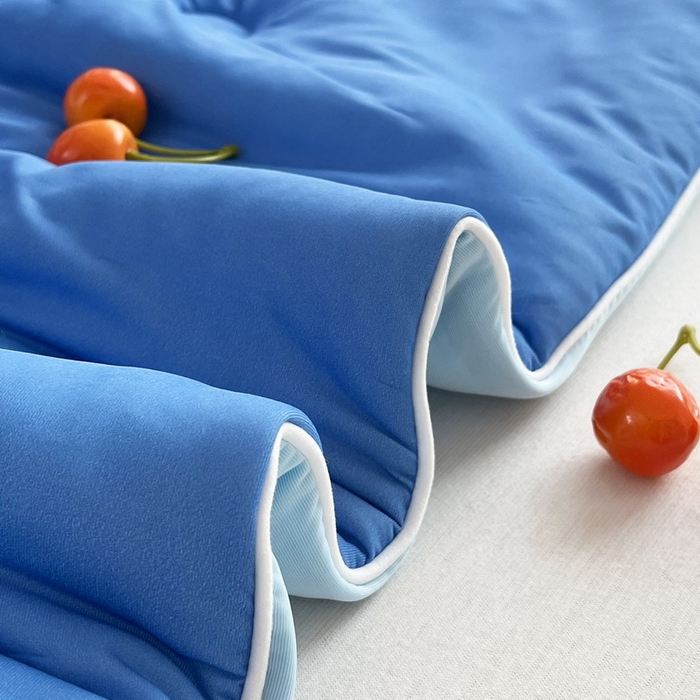 91家纺网 家纺一手货源 找家纺 蘭菲家纺 2025新款凉感丝奥特曼印花夏被 冠军