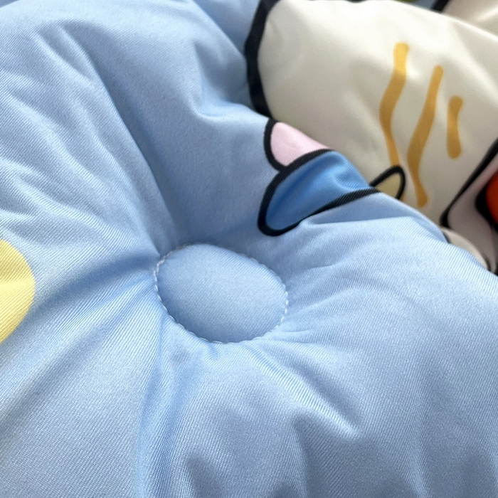 91家纺网 家纺一手货源 找家纺 蘭菲家纺 2025新款凉感丝奥特曼印花夏被 太空游