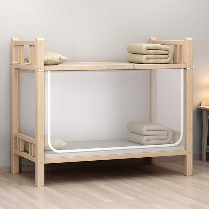 91家纺网 家纺一手货源 找家纺 （总）无瑕家居 2025新款全底学生蚊帐纯色加密蚊帐家用学生蚊帐全包底蚊帐