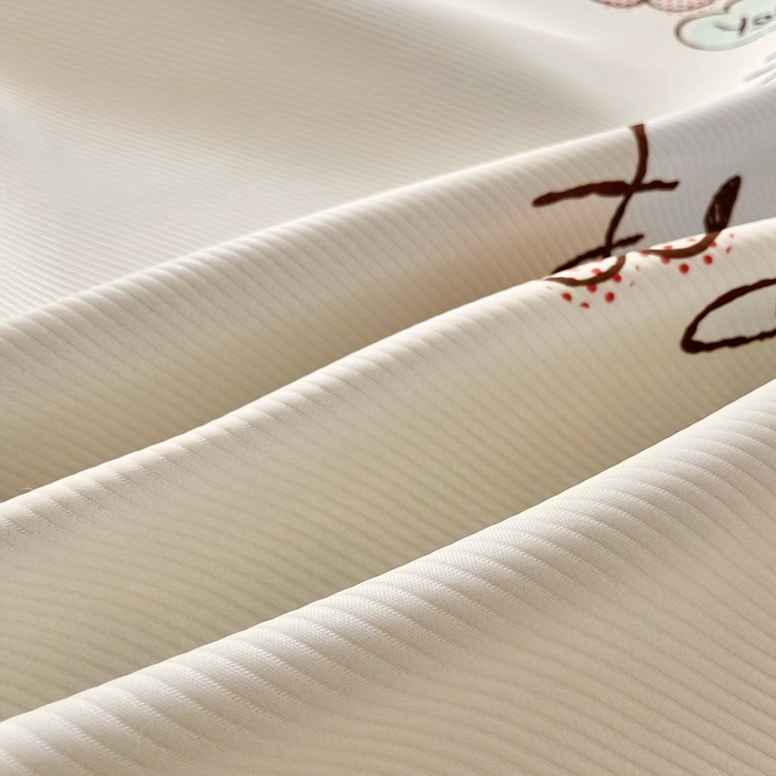 91家纺网 家纺一手货源 找家纺 蘭菲家纺 2025新款三丽鸥卡通印花冰丝凉席 搭档宝贝-米