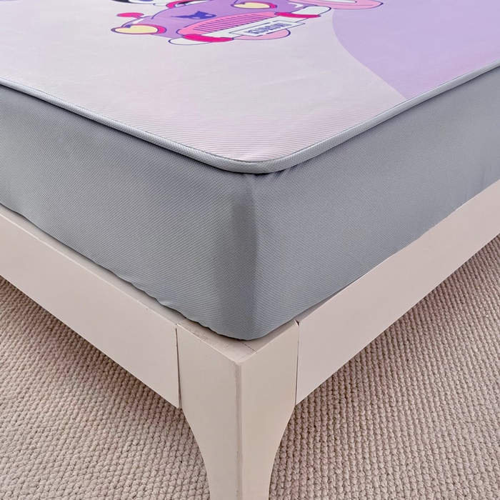 91家纺网 家纺一手货源 找家纺 蘭菲家纺 2025新款三丽鸥卡通印花冰丝凉席 兜风