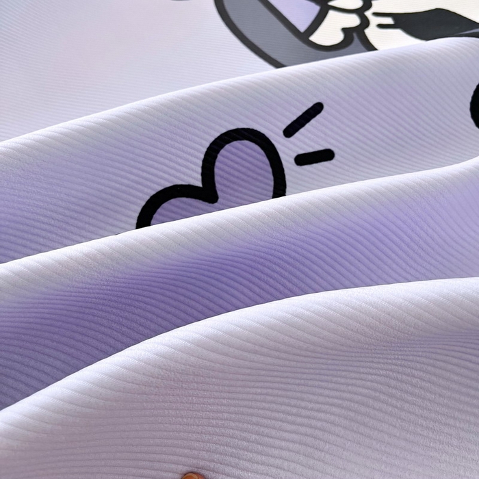 91家纺网 家纺一手货源 找家纺 蘭菲家纺 2025新款三丽鸥卡通印花冰丝凉席 乐巴库