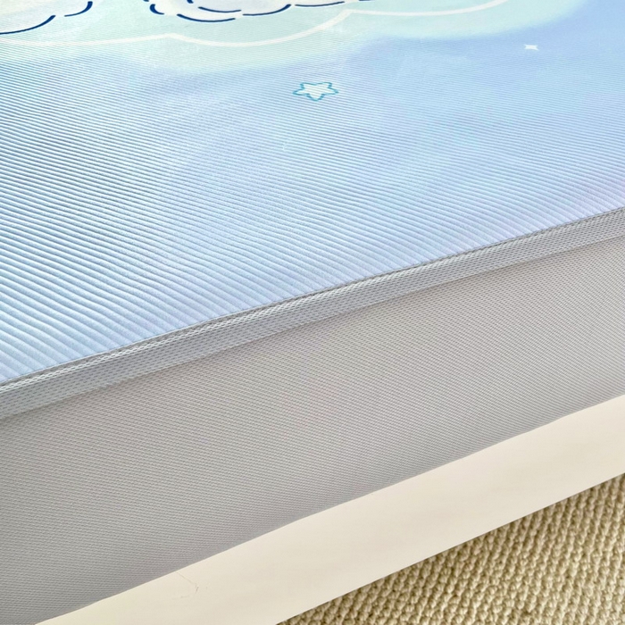 91家纺网 家纺一手货源 找家纺 蘭菲家纺 2025新款三丽鸥卡通印花冰丝凉席 棉花糖